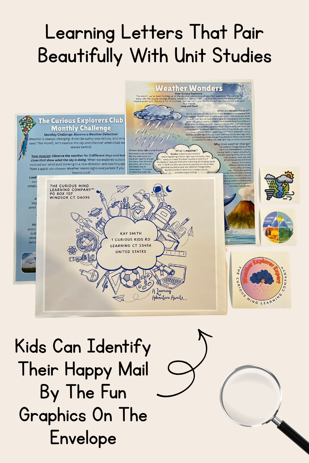Weather Wonders Letter | The Curious Explorers Club | Physical Mail Edition