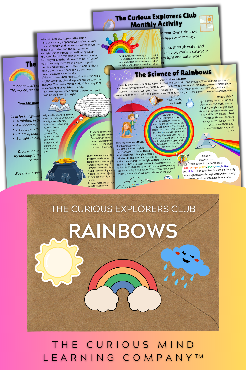 The Science Of Rainbows | The Curious Explorers Club | Physical Mail Edition