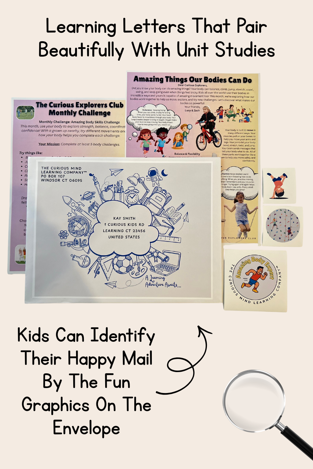 Amazing Bodies Letter | The Curious Explorers Club | Physical Mail Edition