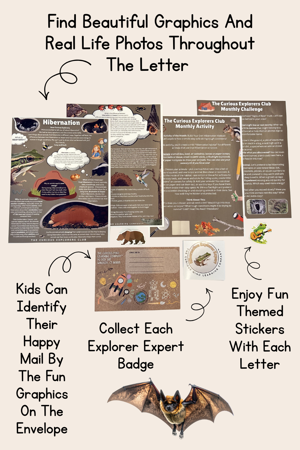 Hibernation Letter | The Curious Explorers Club | Physical Mail Edition
