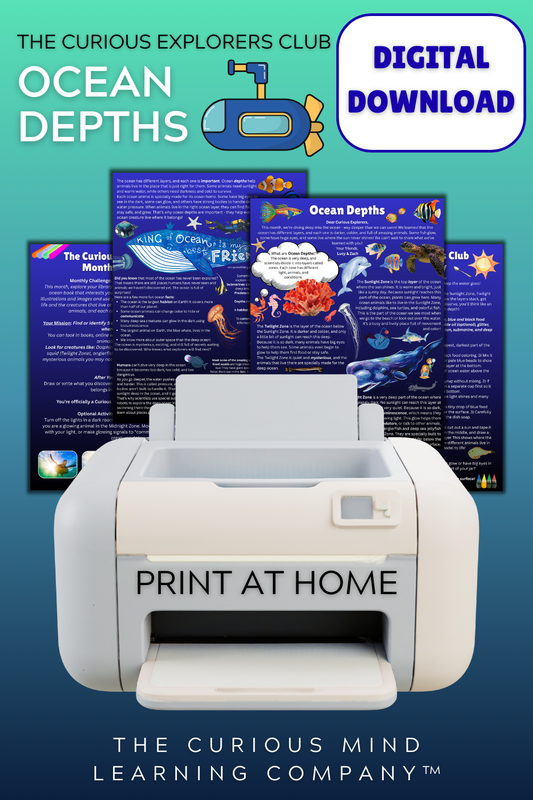 Ocean Depths Letter | Digital Download