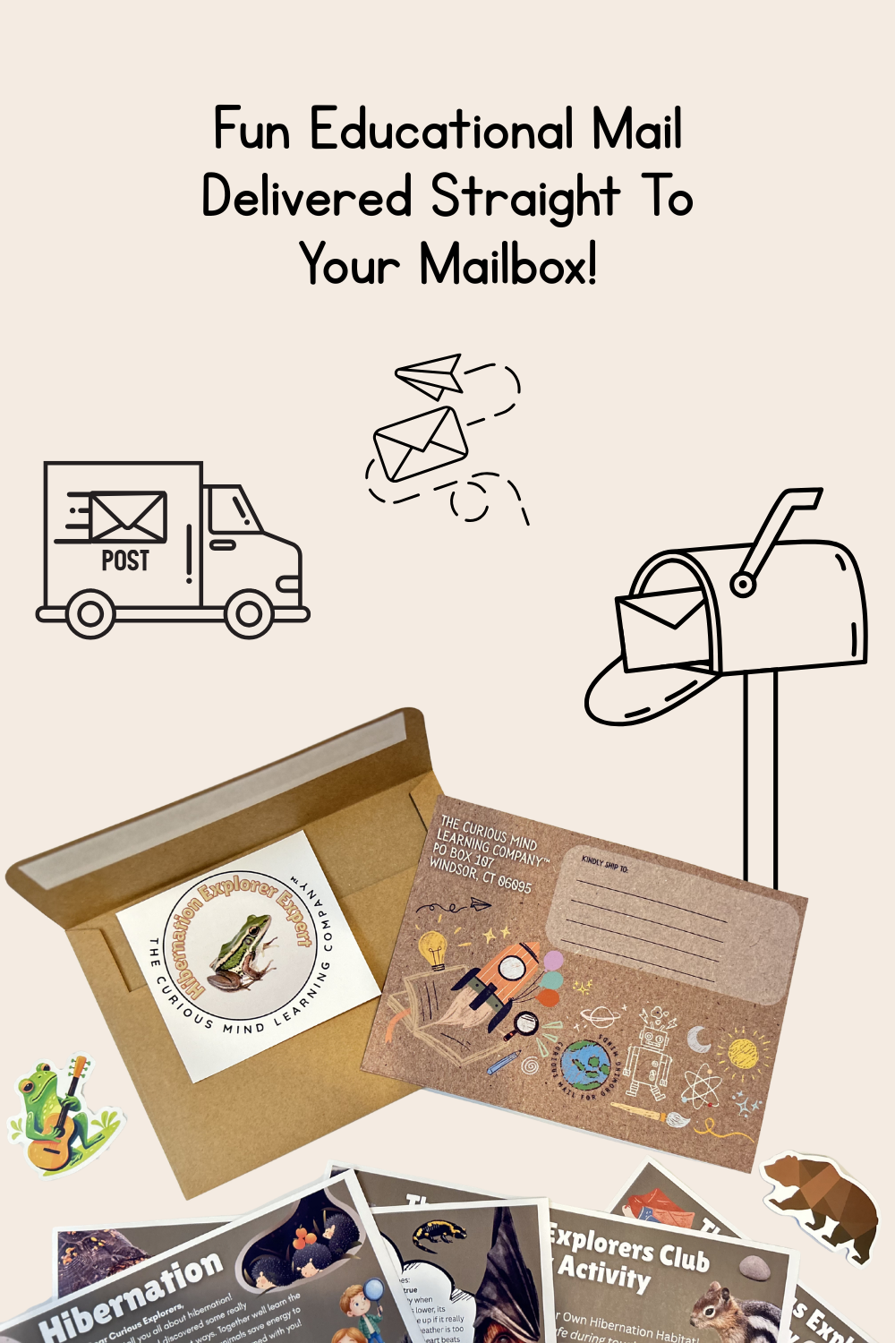 Hibernation Letter | The Curious Explorers Club | Physical Mail Edition