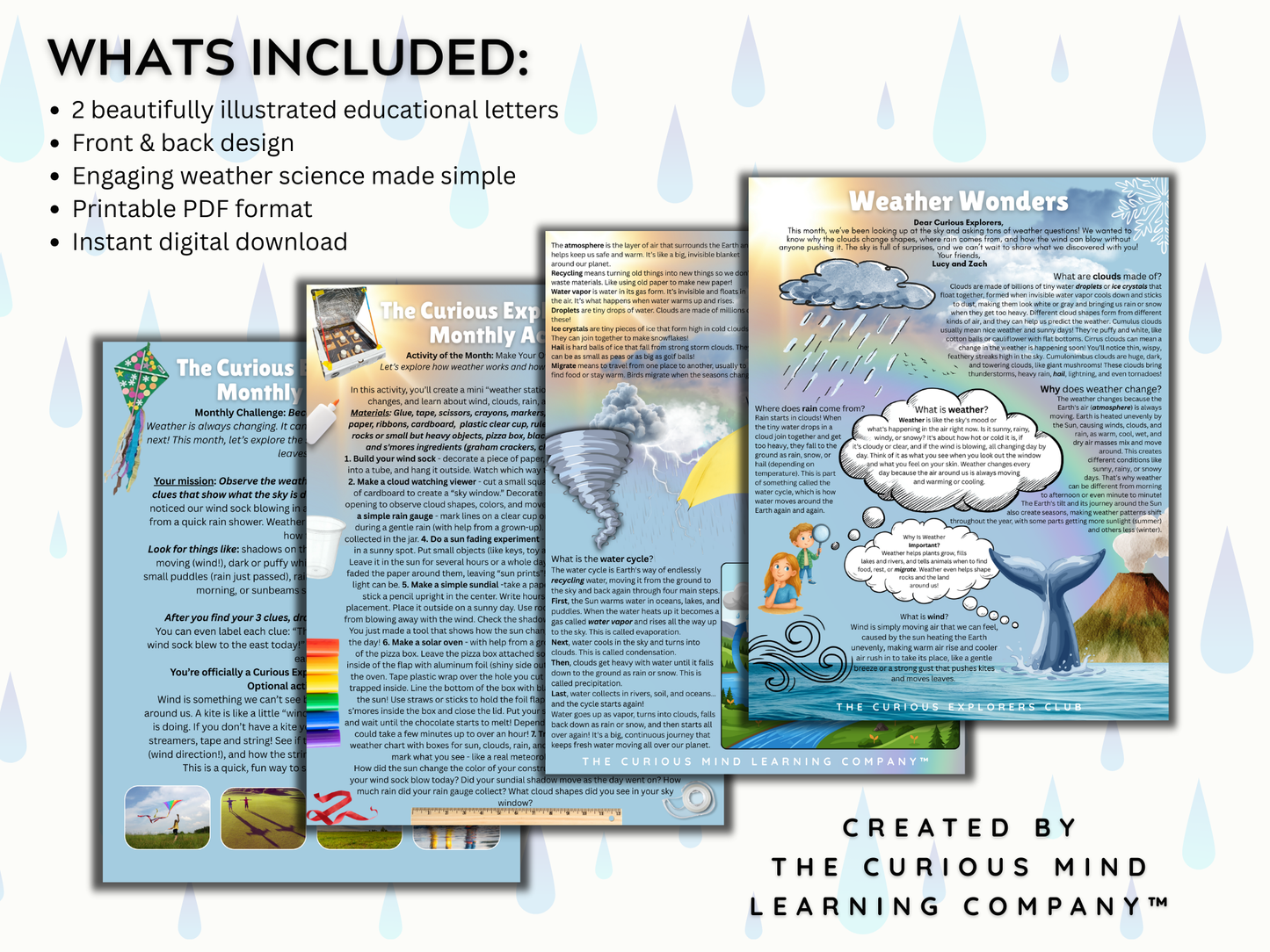 Weather Wonders Letter | Digital Download