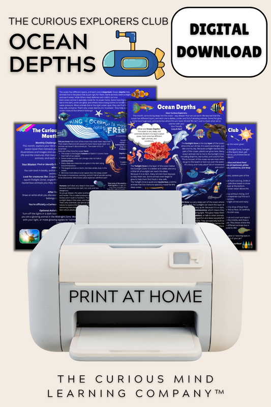 Ocean Depths Letter | Digital Download
