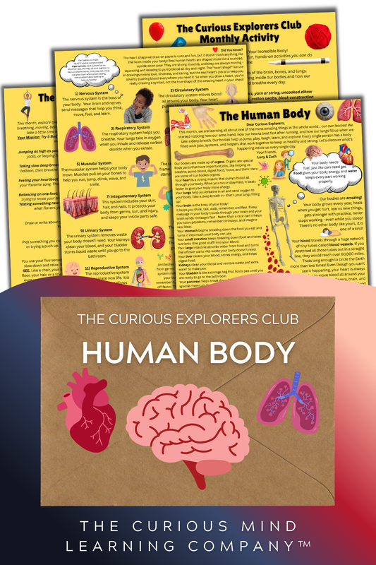 Human Body Letter | The Curious Explorers Club | Physical Mail Edition
