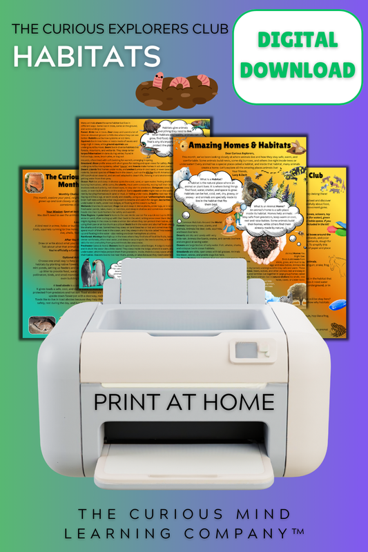 Amazing Habitats Letter | Digital Download