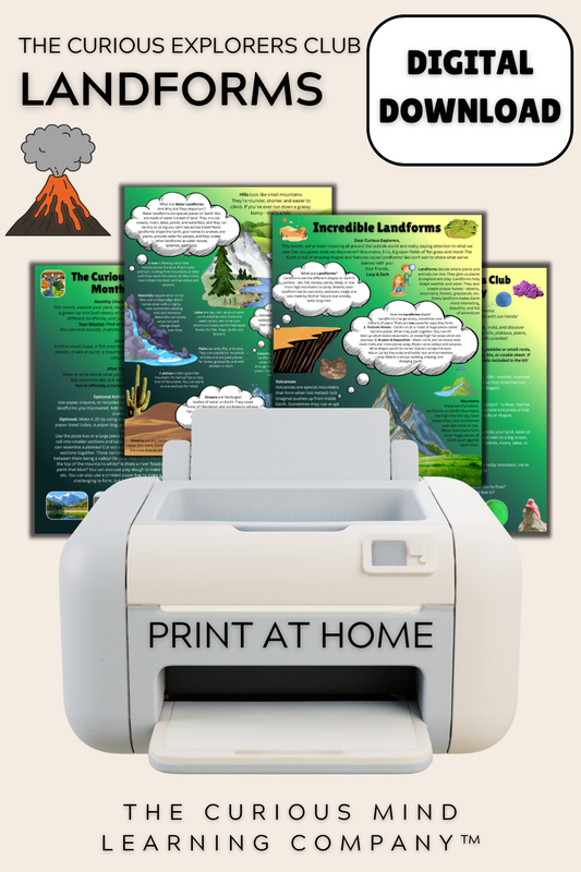 Incredible Landforms Letter | Digital Download