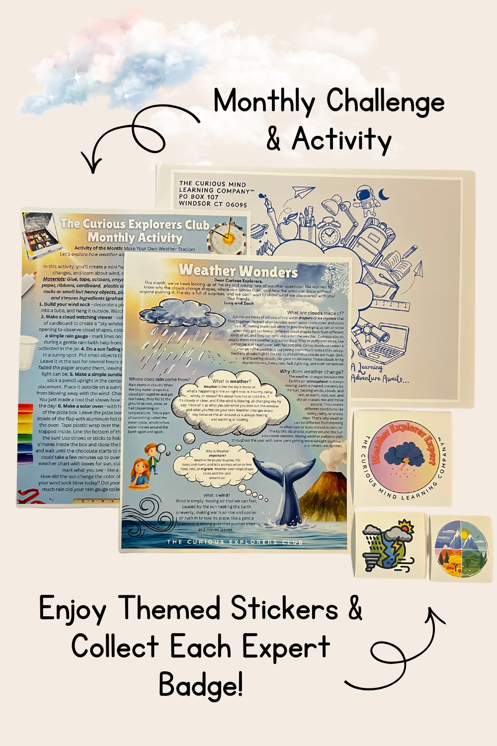 Weather Wonders Letter | The Curious Explorers Club | Physical Mail Edition