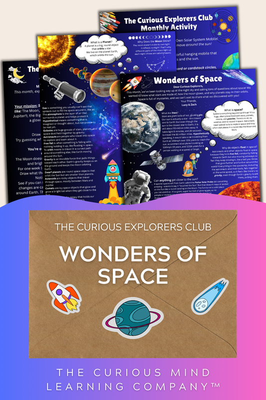 Wonders of Space Letter | The Curious Explorers Club | Physical Mail Edition