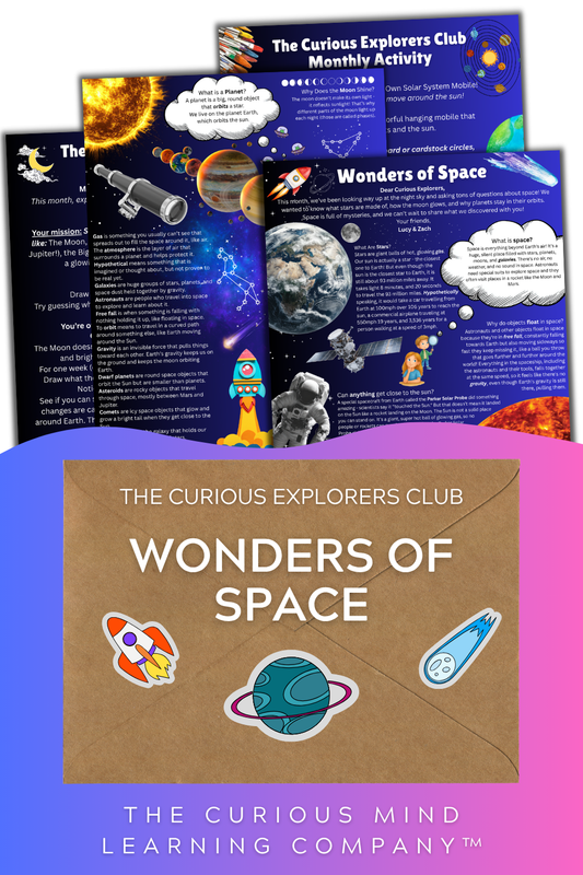 Wonders of Space Letter | The Curious Explorers Club | Physical Mail Edition
