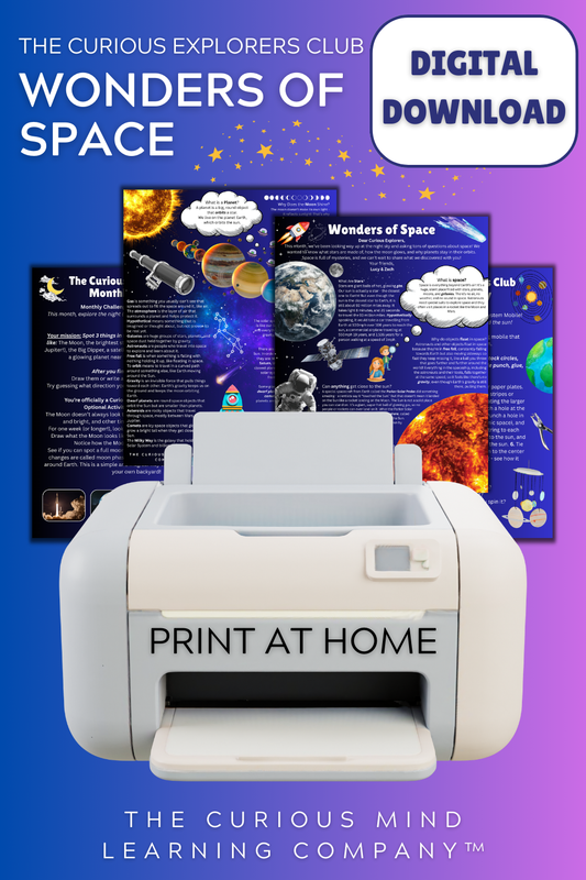 Wonders Of Space Letter | Digital Download