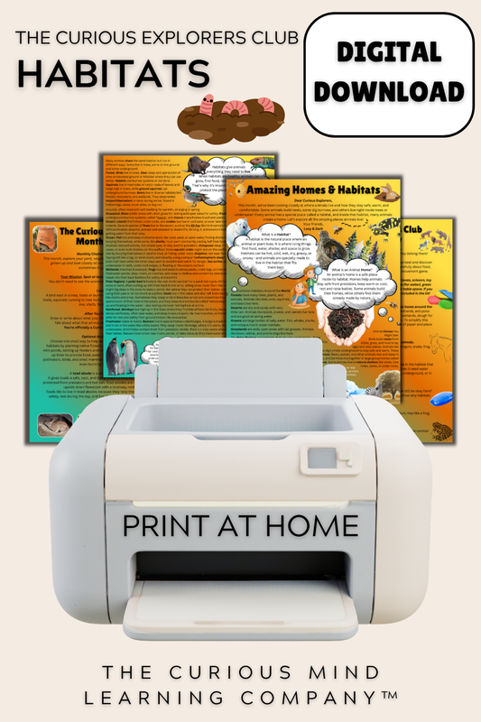 Amazing Habitats Letter | Digital Download