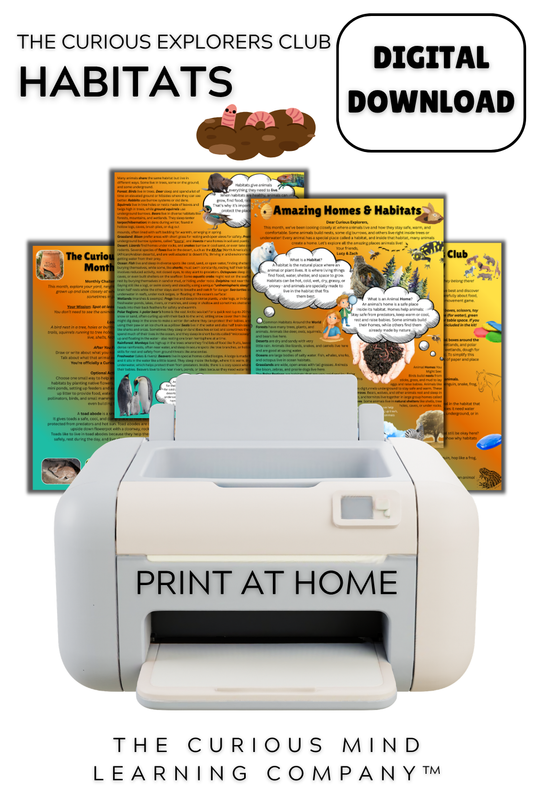 Amazing Habitats Letter | Digital Download