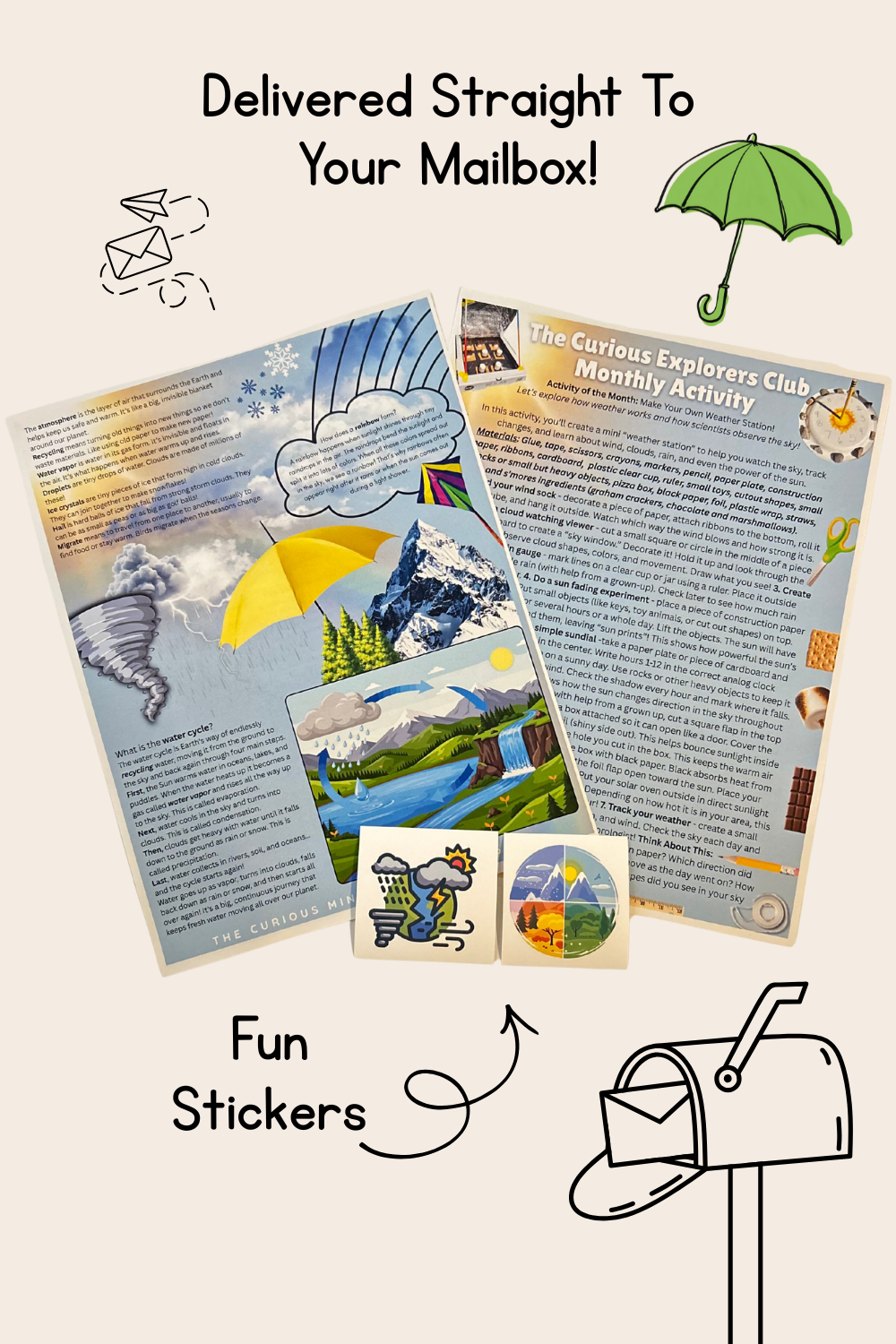 Weather Wonders Letter | The Curious Explorers Club | Physical Mail Edition