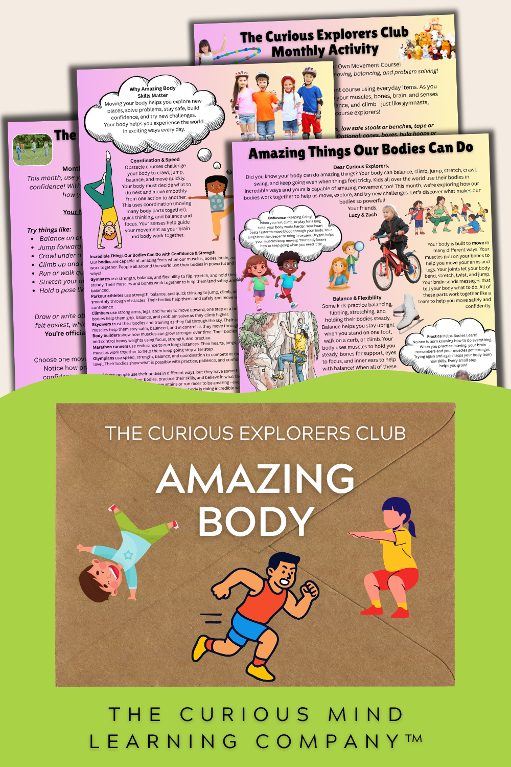 Amazing Bodies Letter | The Curious Explorers Club | Physical Mail Edition