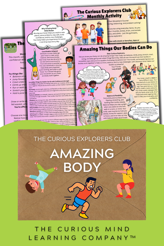 Amazing Bodies Letter | The Curious Explorers Club | Physical Mail Edition