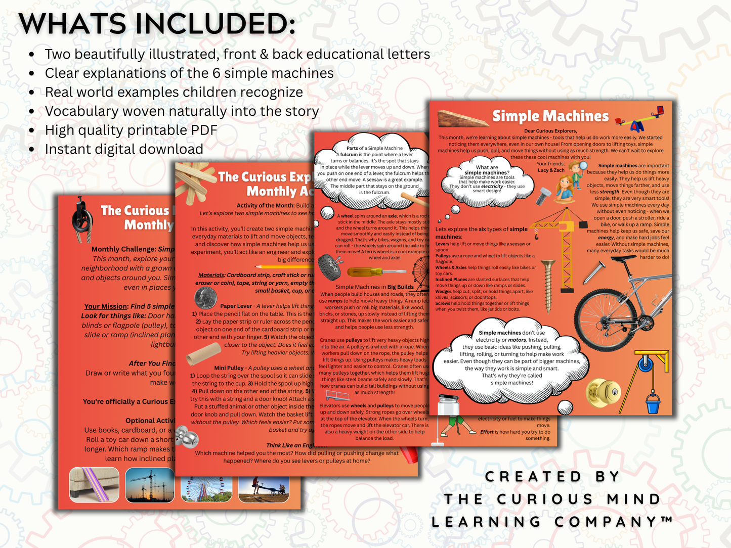 Simple Machines Letter | Digital Download