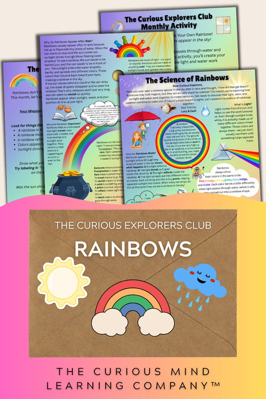 The Science Of Rainbows | The Curious Explorers Club | Physical Mail Edition