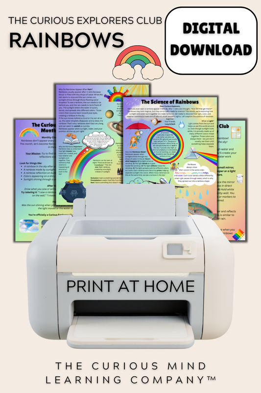 The Science Of Rainbows Letter | Digital Download