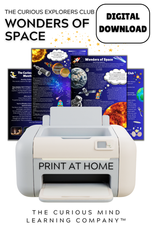 Wonders Of Space Letter | Digital Download