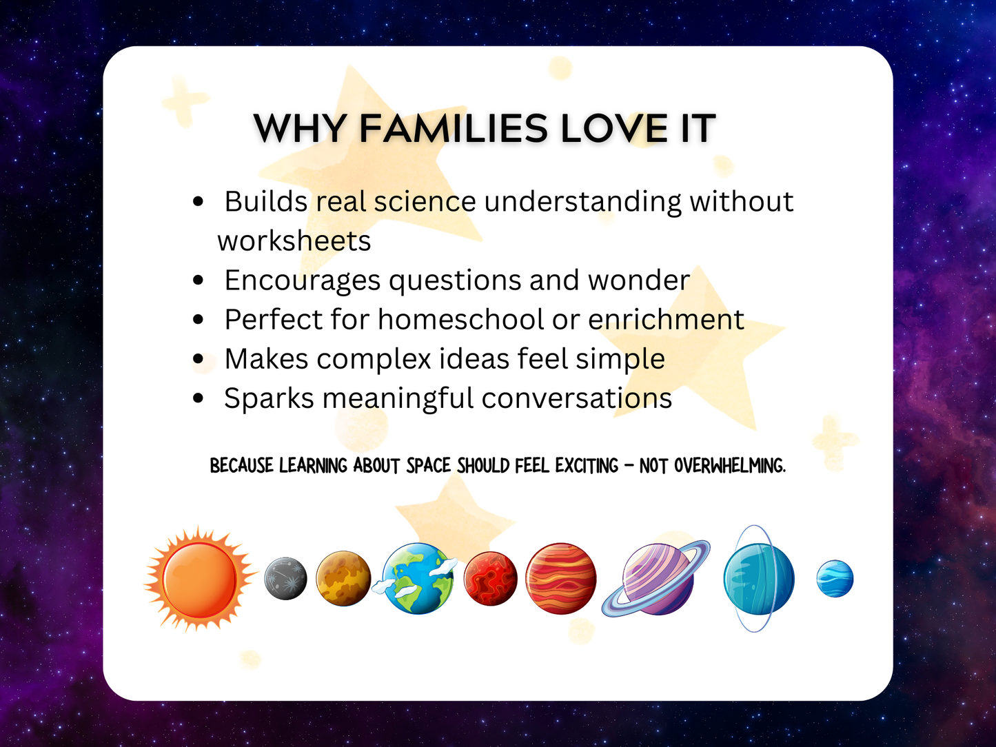 Wonders Of Space Letter | Digital Download