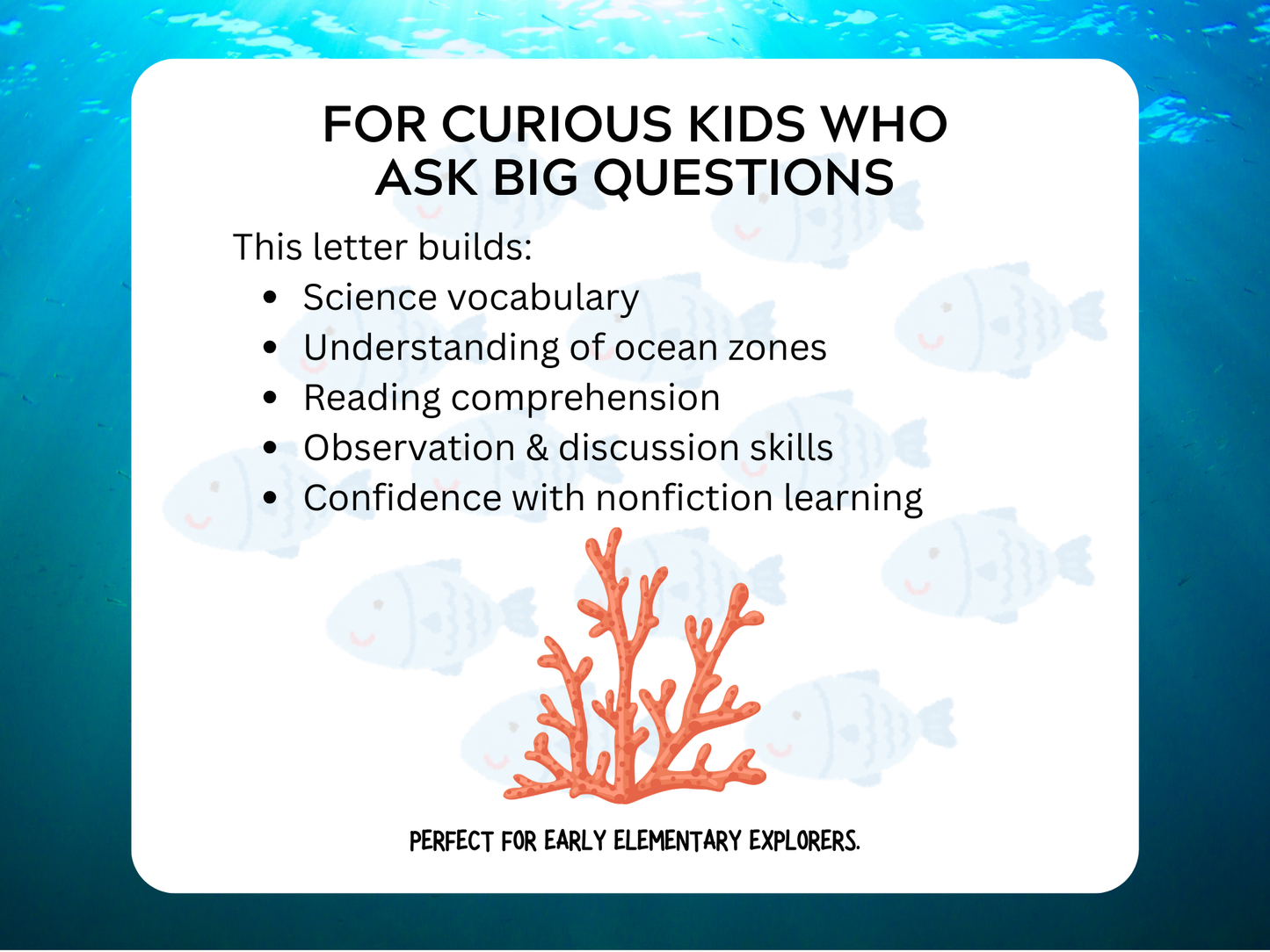 Ocean Depths Letter | Digital Download