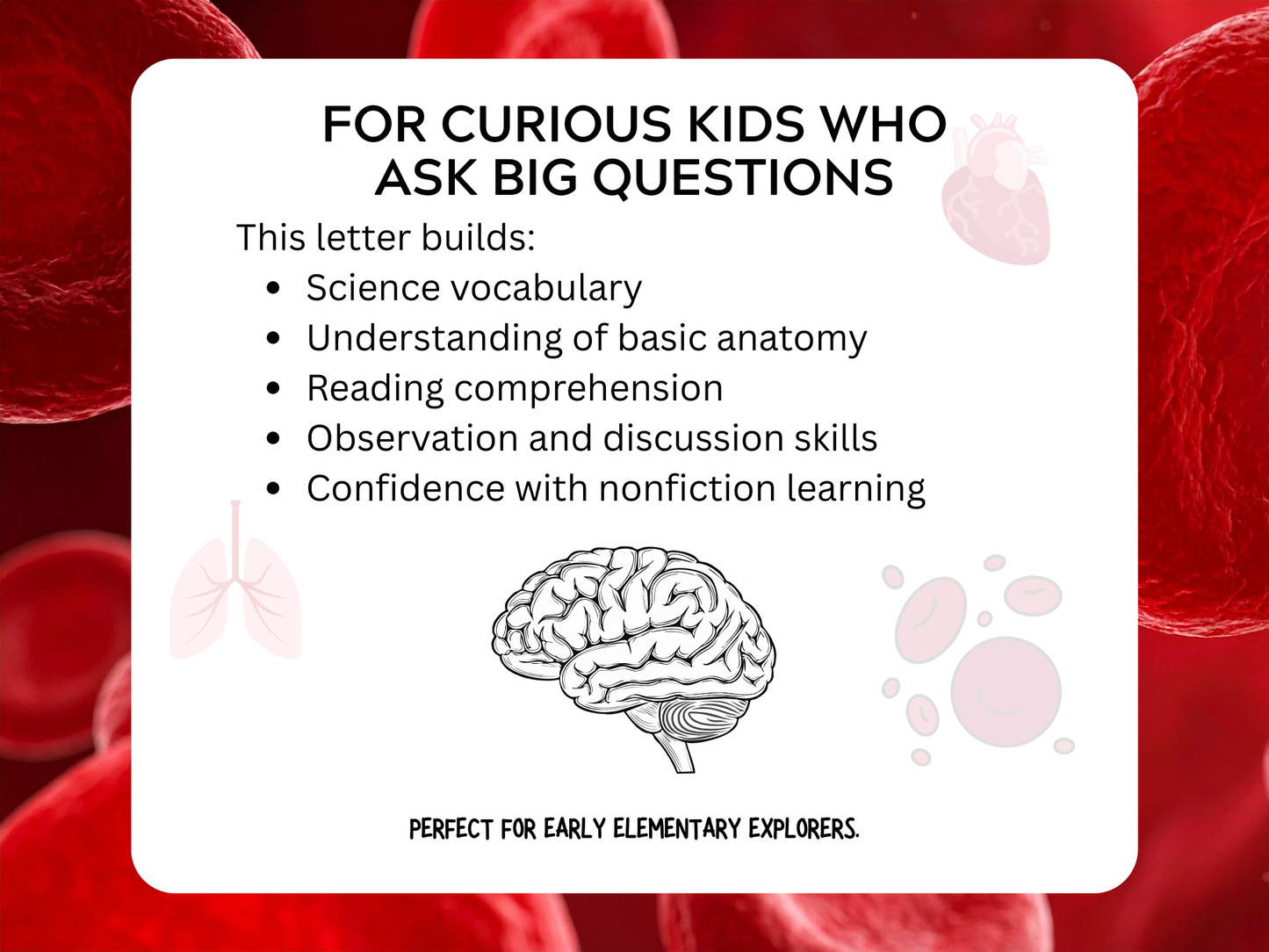 The Human Body Letter | Digital Download