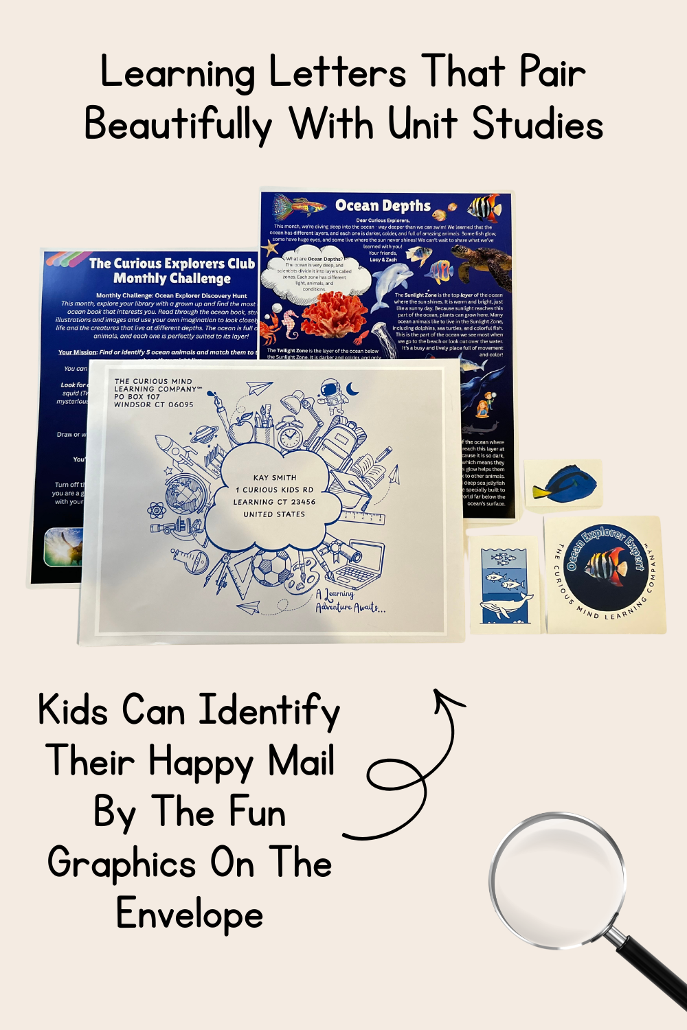 Ocean Depths Letter | The Curious Explorers Club | Physical Mail Edition
