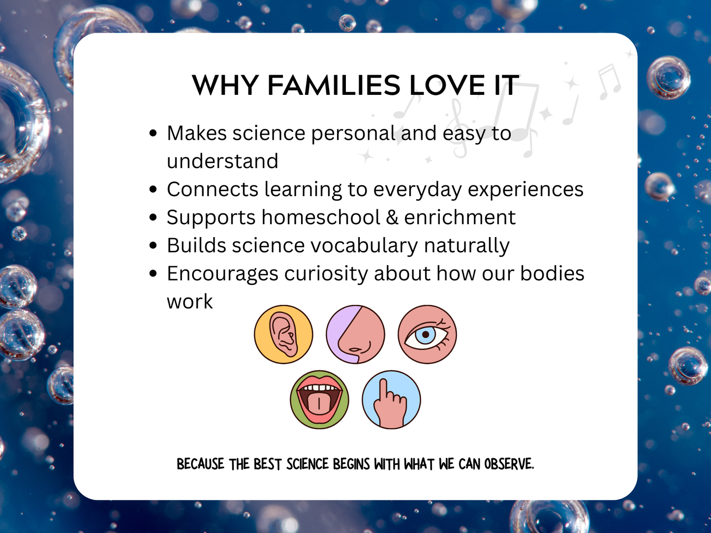 The Five Senses Letter | Digital Download