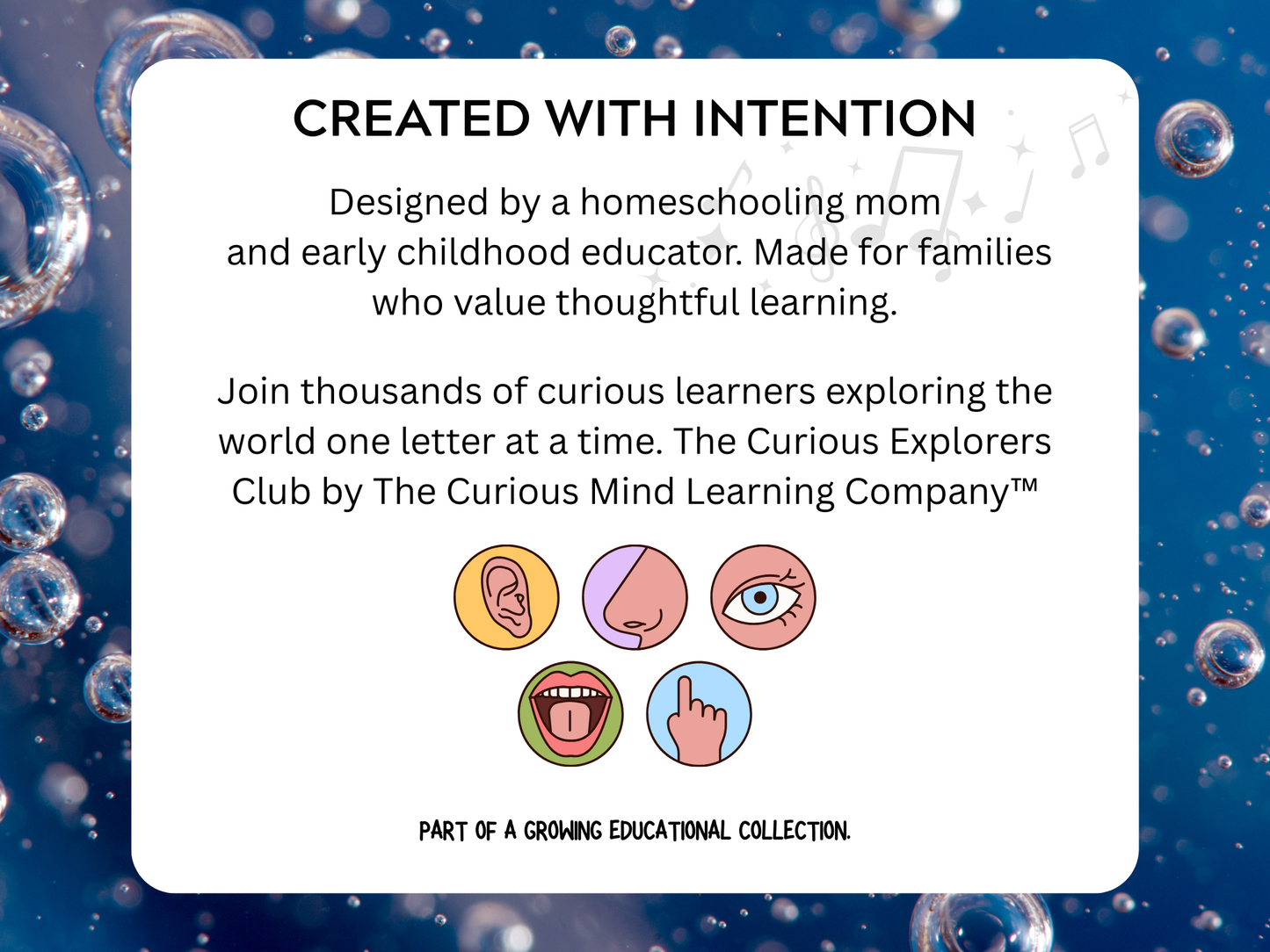 The Five Senses Letter | Digital Download