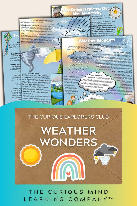 Weather Wonders Letter | The Curious Explorers Club | Physical Mail Edition