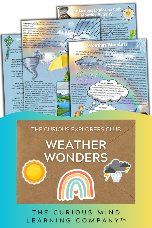 Weather Wonders Letter | The Curious Explorers Club | Physical Mail Edition