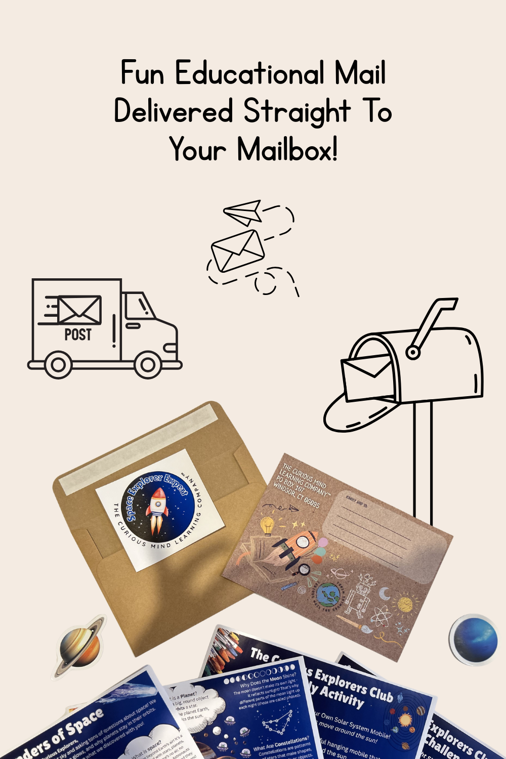 Wonders of Space Letter | The Curious Explorers Club | Physical Mail Edition