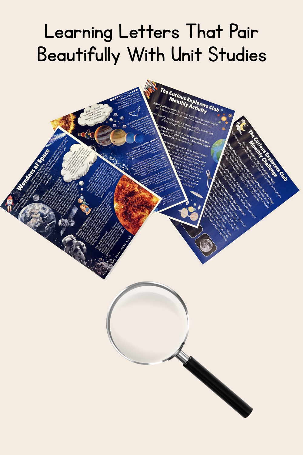 Wonders of Space Letter | The Curious Explorers Club | Physical Mail Edition