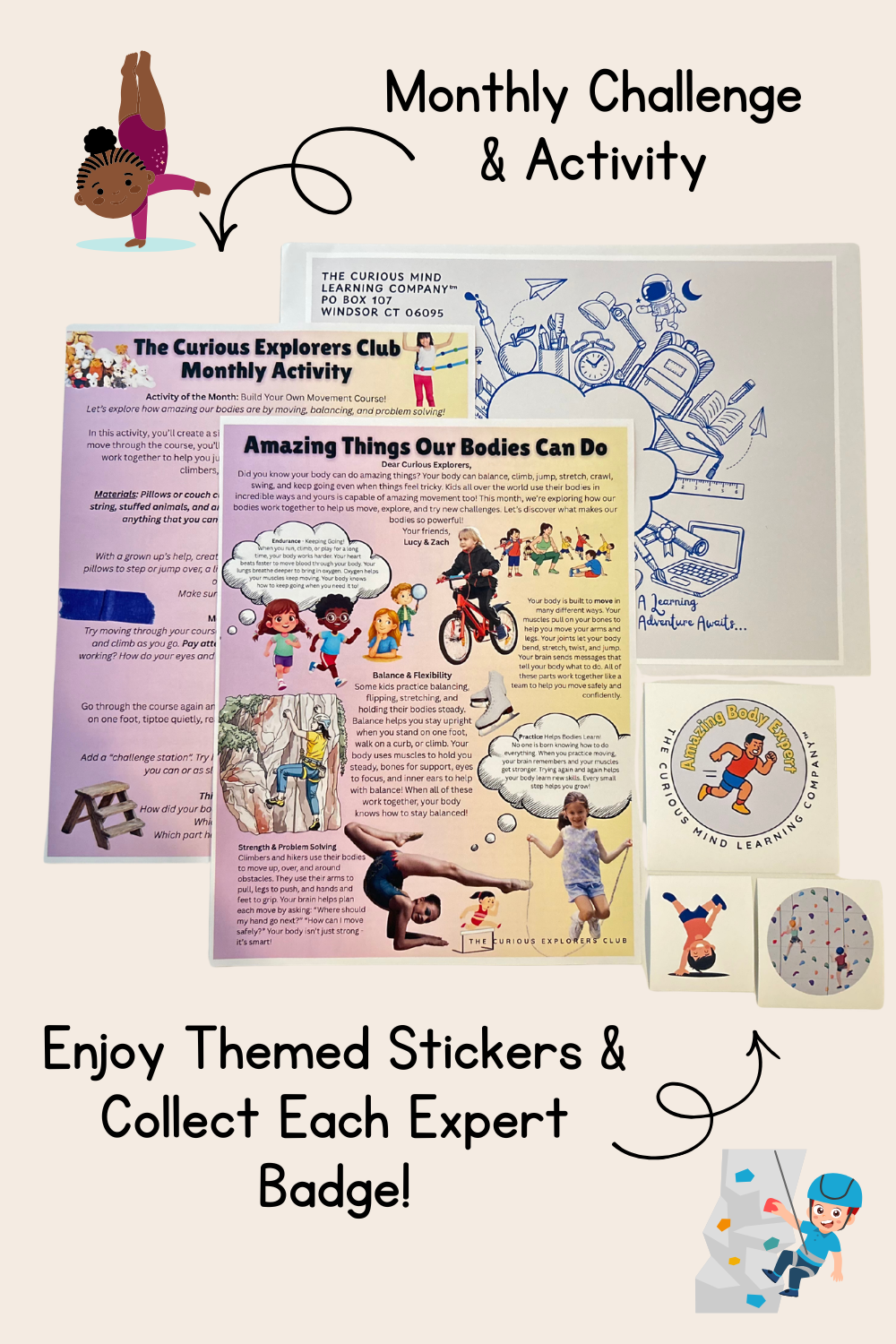 Amazing Bodies Letter | The Curious Explorers Club | Physical Mail Edition