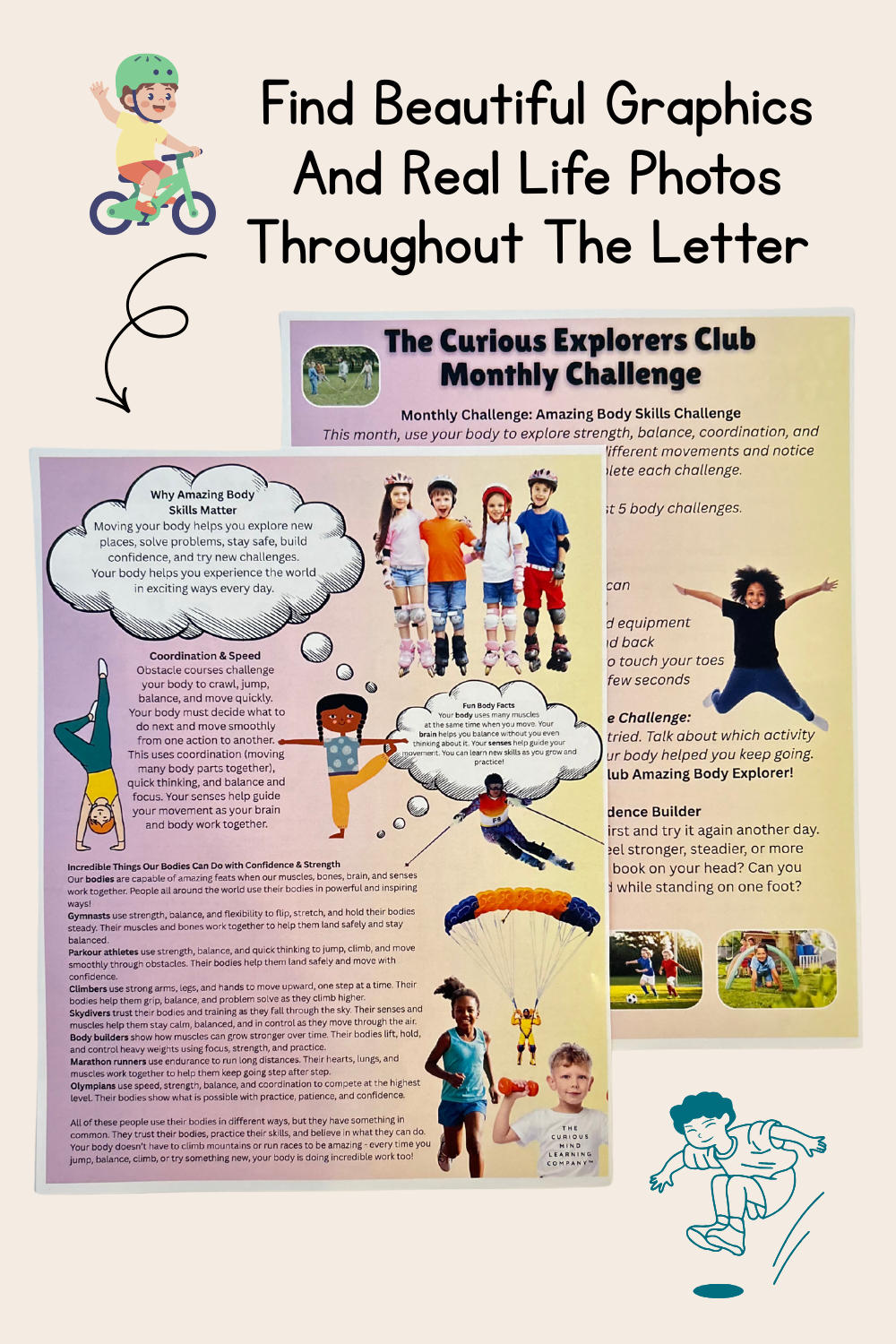 Amazing Bodies Letter | The Curious Explorers Club | Physical Mail Edition