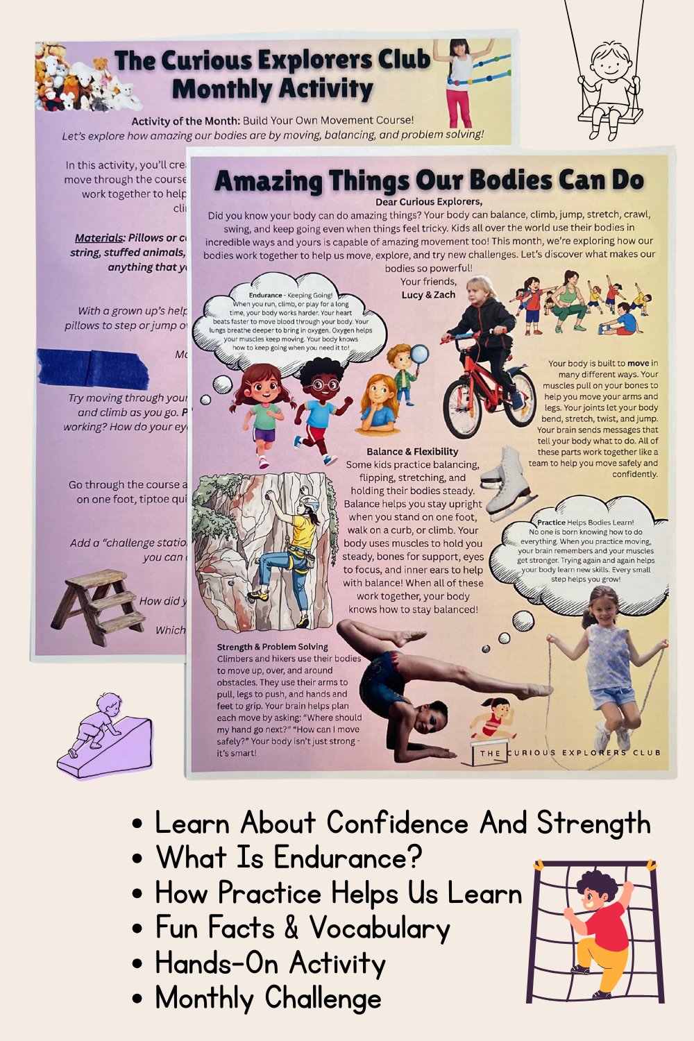 Amazing Bodies Letter | The Curious Explorers Club | Physical Mail Edition