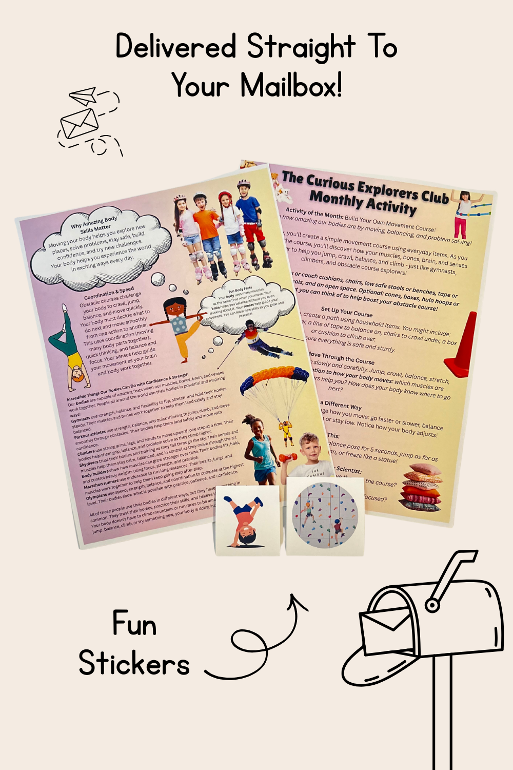 Amazing Bodies Letter | The Curious Explorers Club | Physical Mail Edition