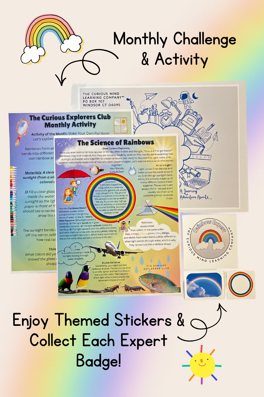 The Science Of Rainbows | The Curious Explorers Club | Physical Mail Edition