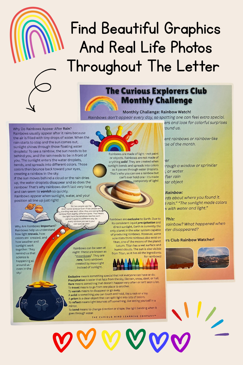 The Science Of Rainbows | The Curious Explorers Club | Physical Mail Edition
