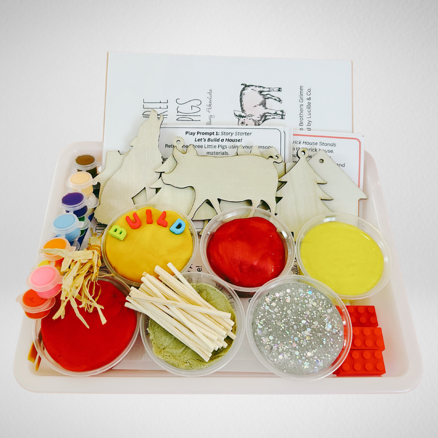 The Three Little Pigs Storytime Sensory Kit