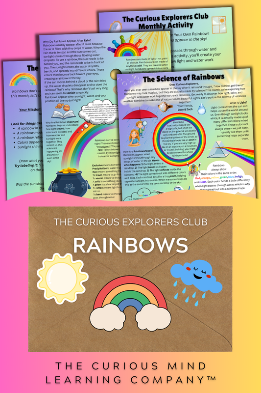 The Science Of Rainbows | The Curious Explorers Club | Physical Mail Edition